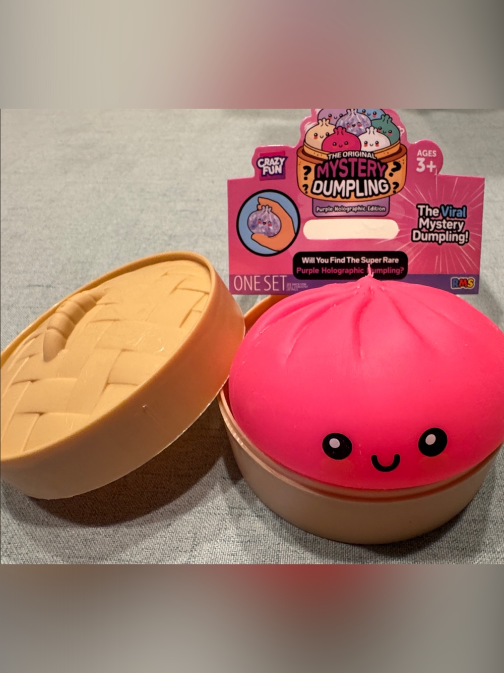 Legit RMS Mystery Dumpling Squishy Toy - Pink
Limited time sale, going fast!